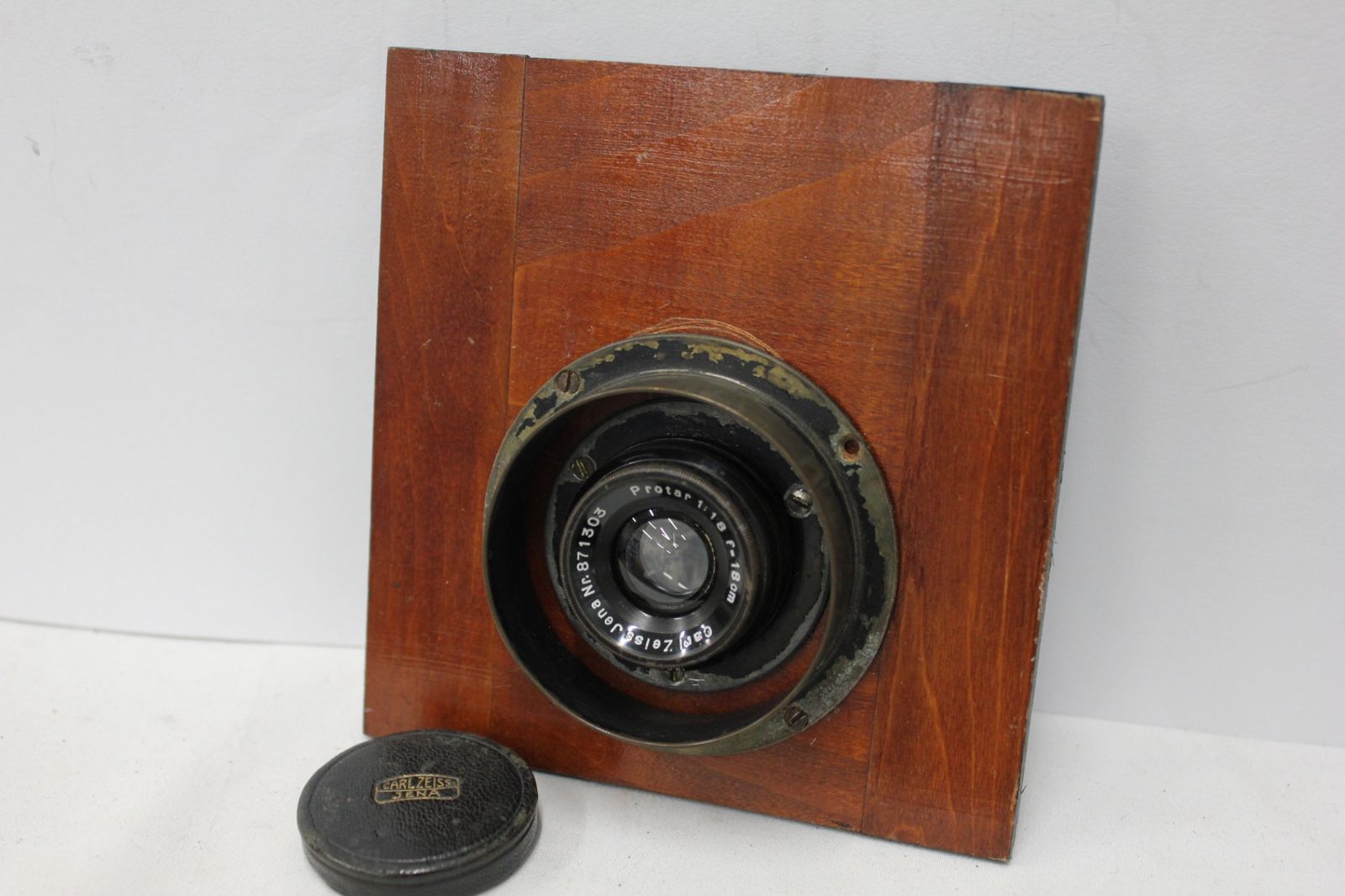 返品保証 カールツァイス Carl Zeiss Jena Protar 18cm F18 レンズ e3698