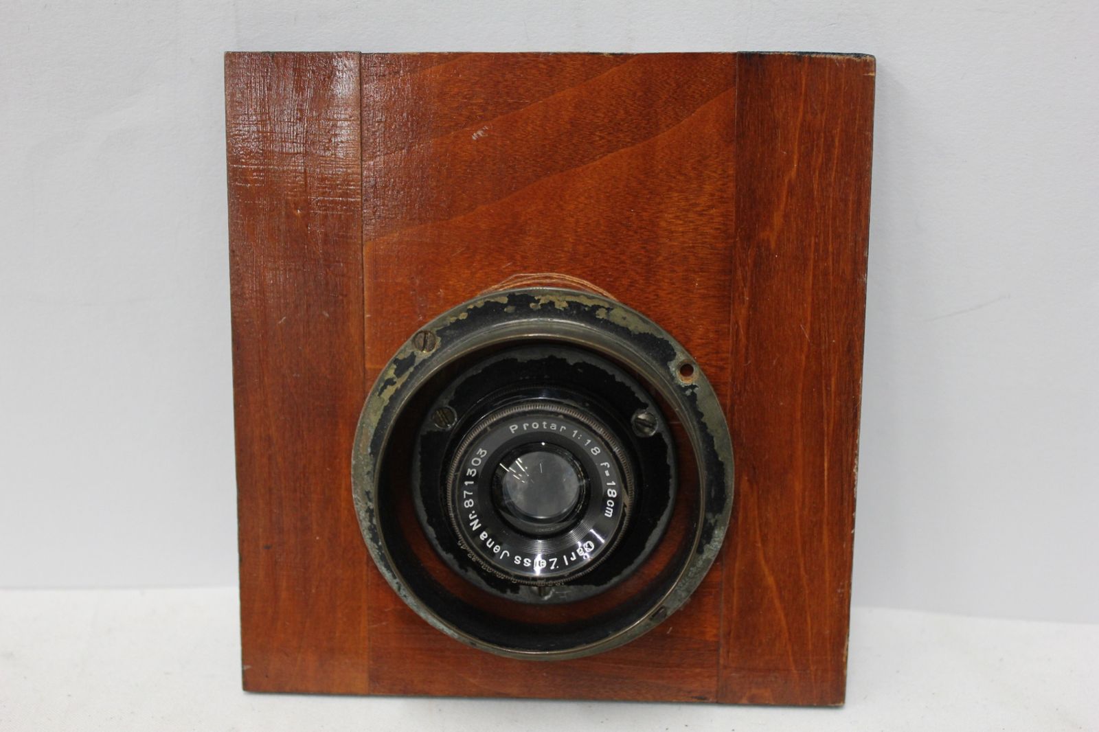返品保証 カールツァイス Carl Zeiss Jena Protar 18cm F18 レンズ e3698