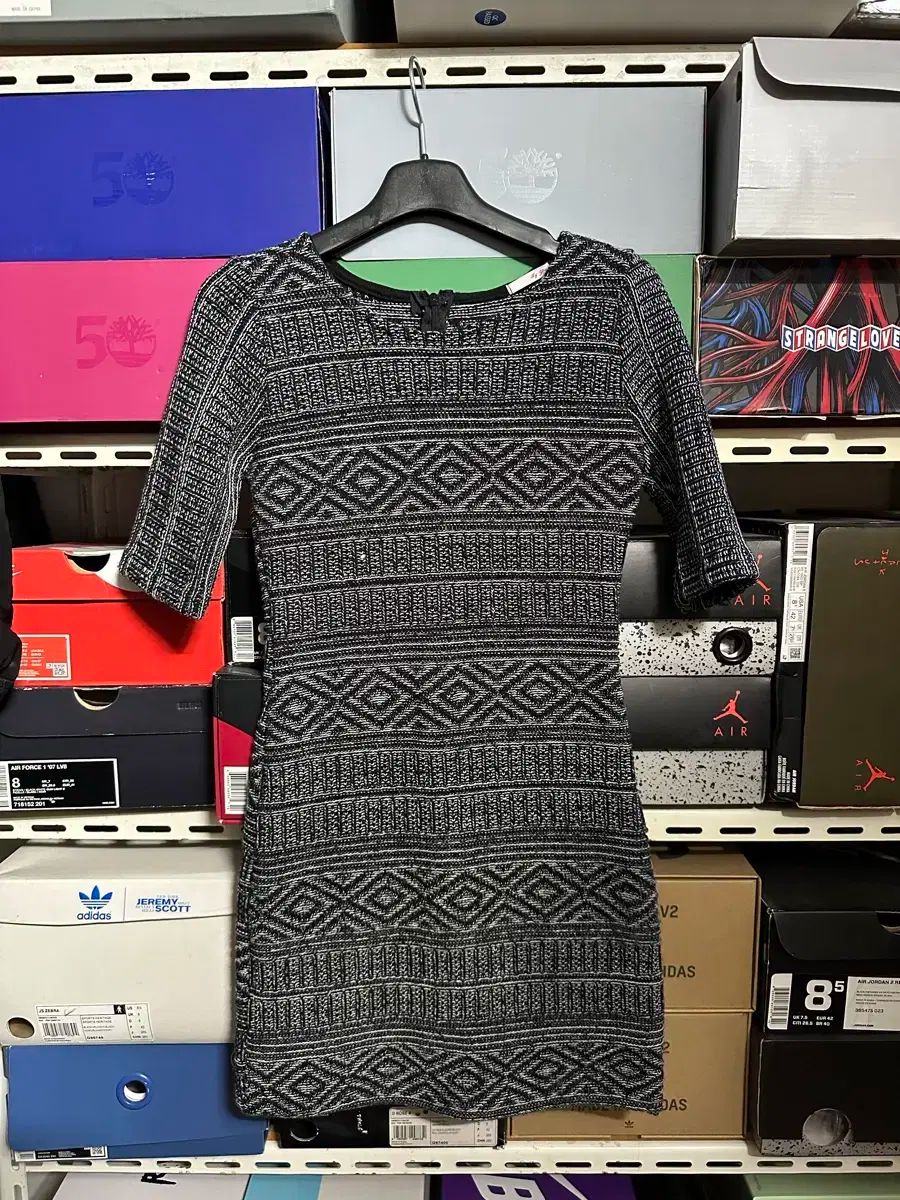 値下げ交渉可　darich チェックジャガードニットミニワンピース チェックジャガードニットミニワンピース（ワンピース）｜Darich