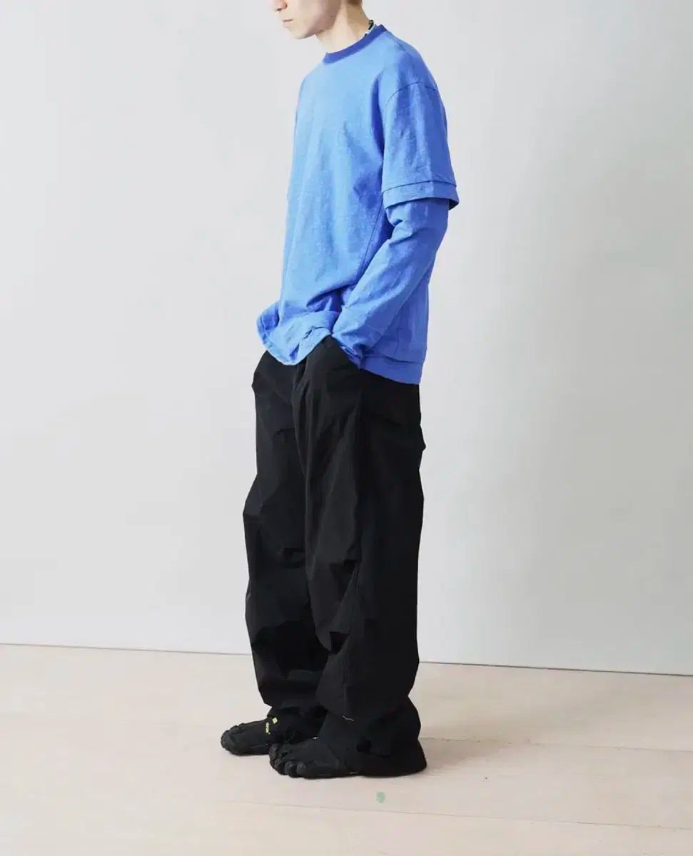 999ヒューマニティ ナイロン イージー パンツ ブラック 0 サイズ