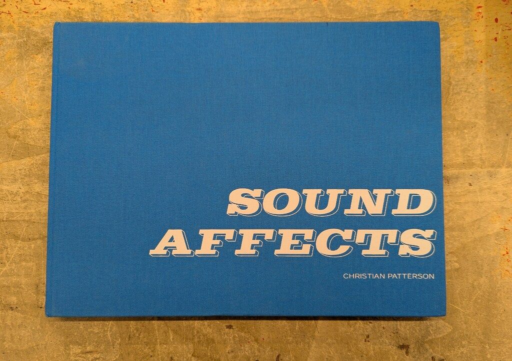 Christian Patterson サイン本 SOUND AFFECTS