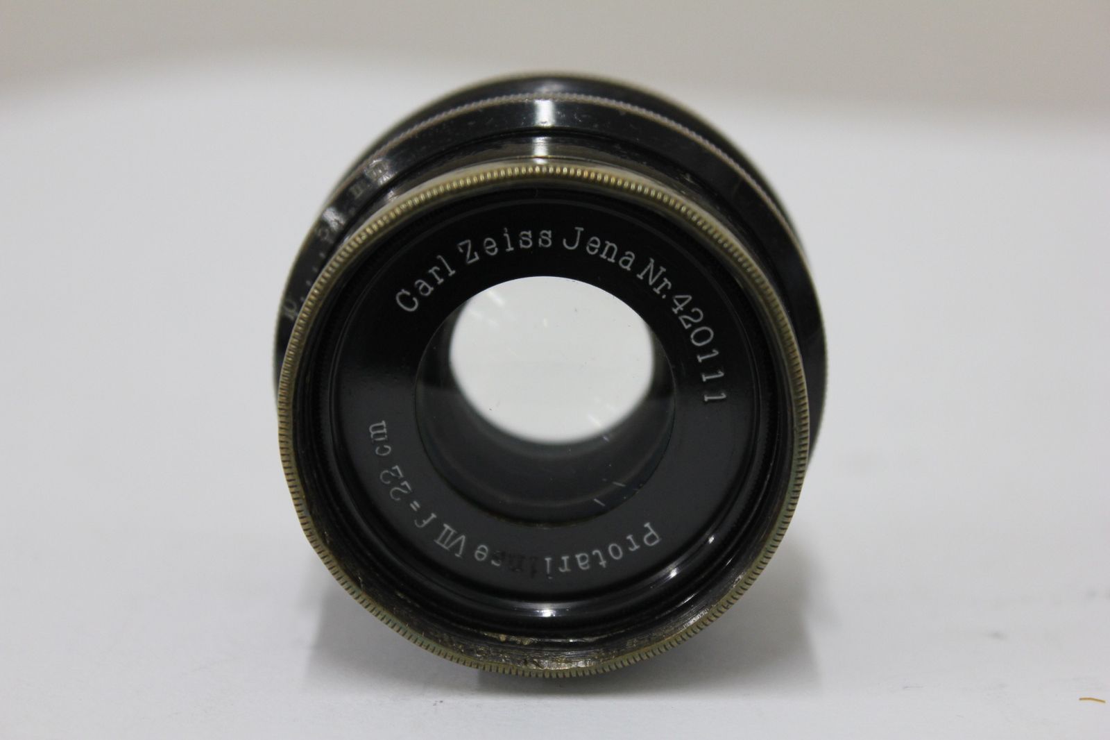 返品保証 カールツァイス Carl Zeiss Jena Protarlinse VII 18cm 22cm レンズ e3702