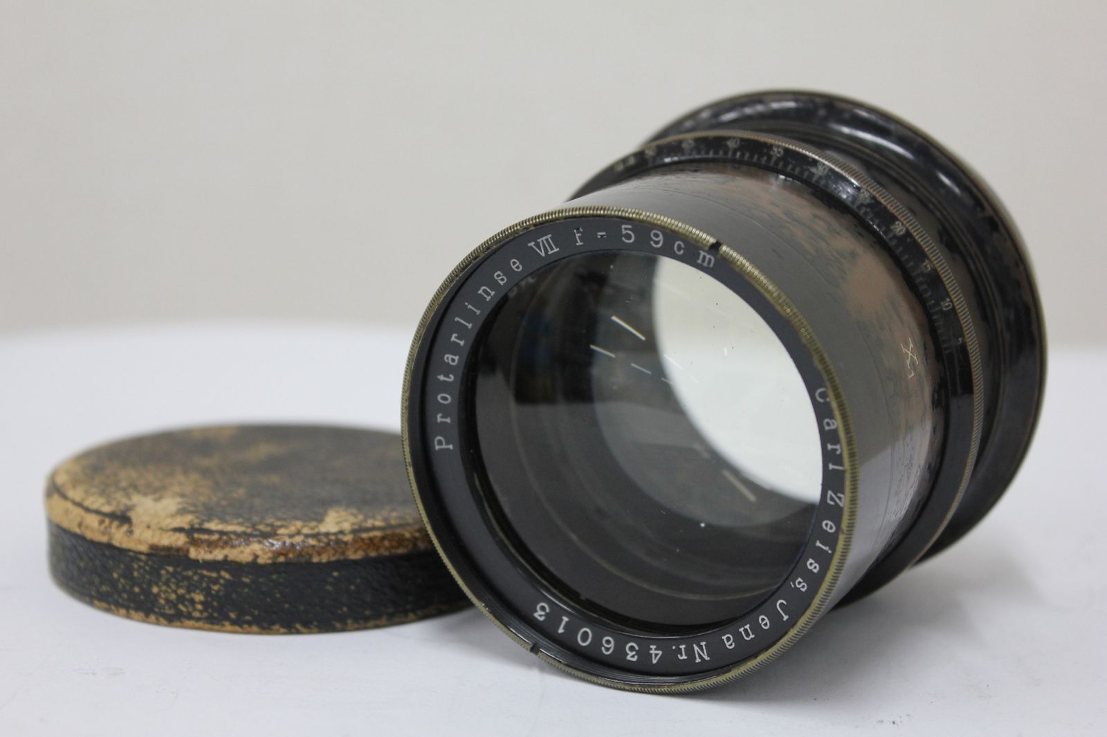 返品保証 カールツァイス Carl Zeiss Jena Protarlinse VII 59cm レンズ e3703