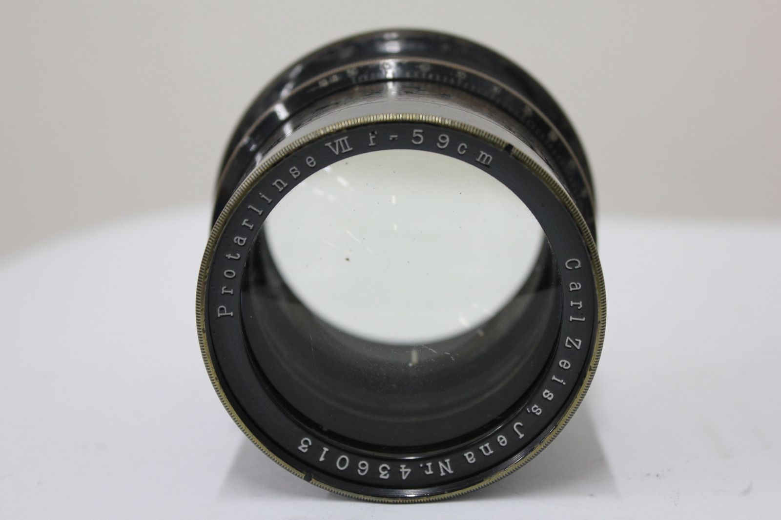 返品保証 カールツァイス Carl Zeiss Jena Protarlinse VII 59cm レンズ e3703