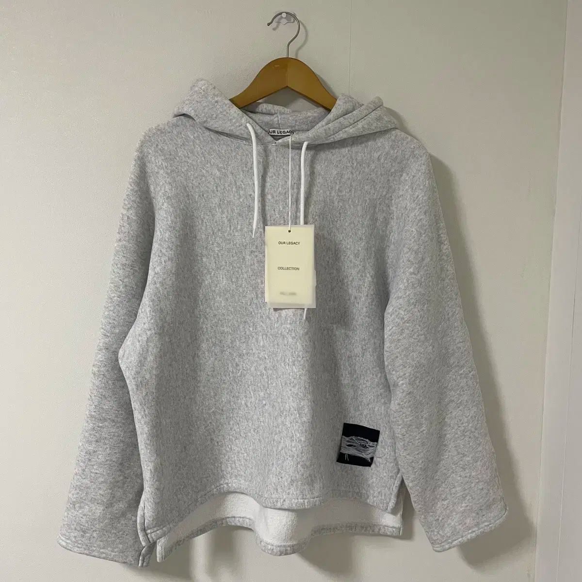 34 OUR LEGACY アワーレガシー 起毛 スウェット メランジ グレー