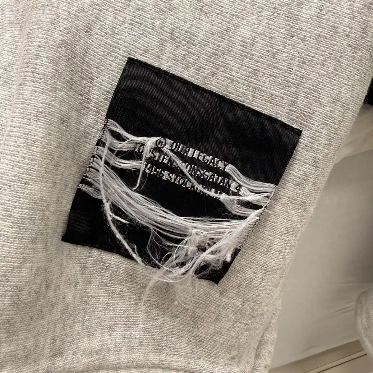  34 OUR LEGACY アワーレガシー 起毛 スウェット メランジ グレー トレーナー スウェット トップス