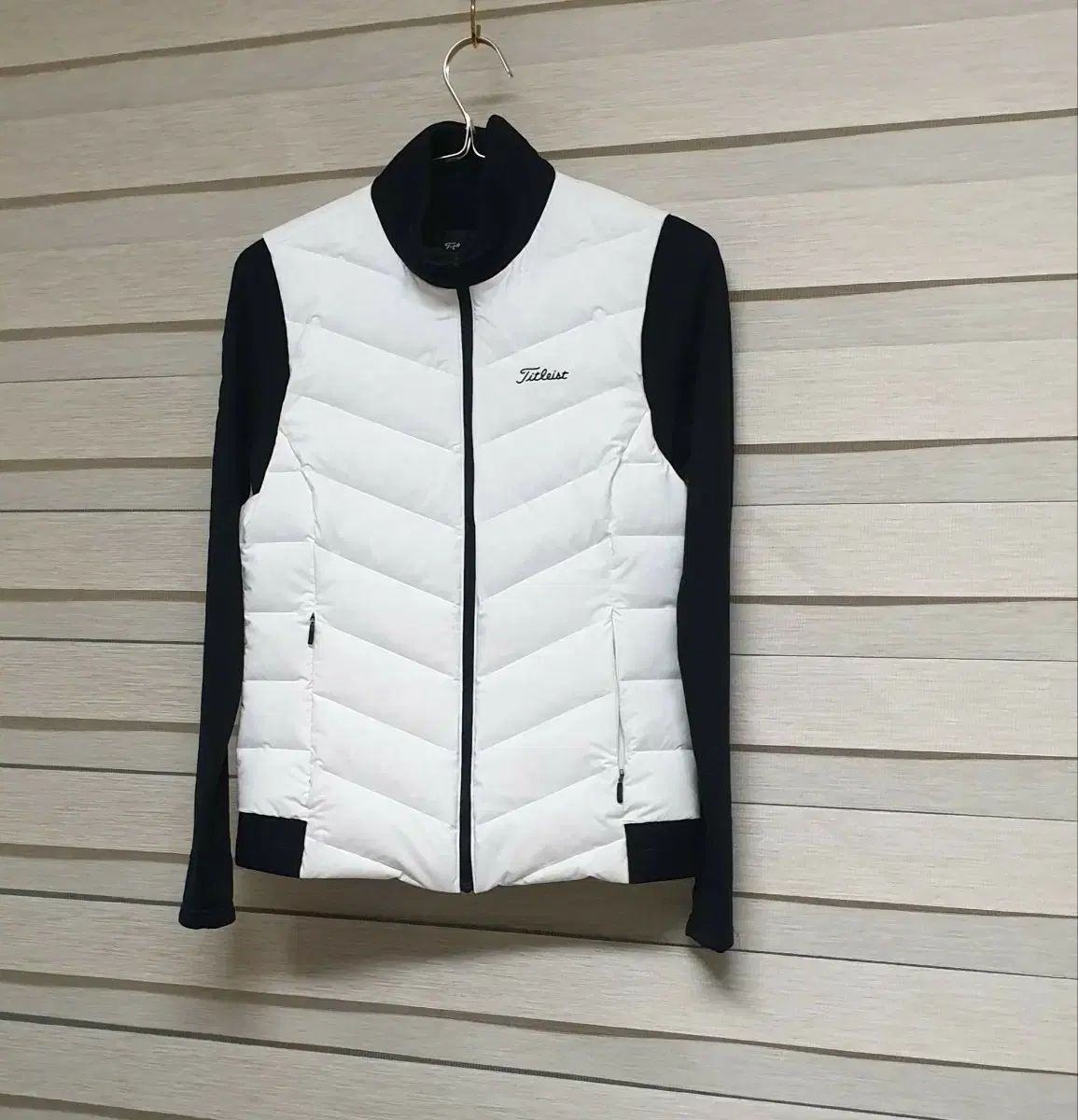 Titleist タイトリスト グースダウン ダウン 起毛 ジップアップ 2重 レイヤード ハイブリッド ジップアップ ジャケット