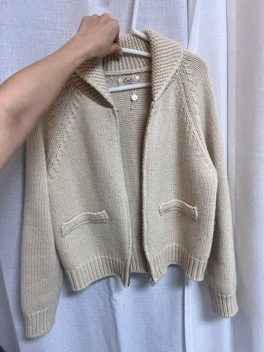 lo61 ジップアップカーディガン