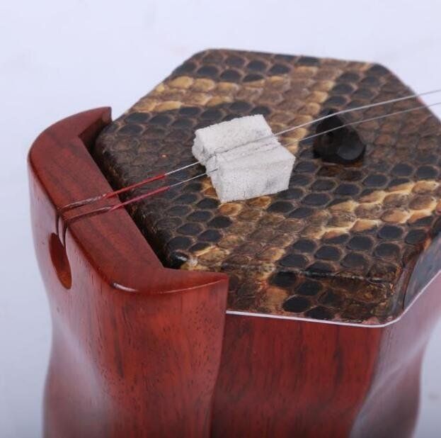 高品質☆蘇州二胡 紅木 中国楽器 二胡 胡弓 未使用 セミハードケース