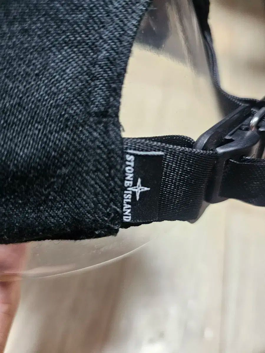 STONE ISLAND ストーンアイランド ベースボールキャップ ブラック マグネット バックル