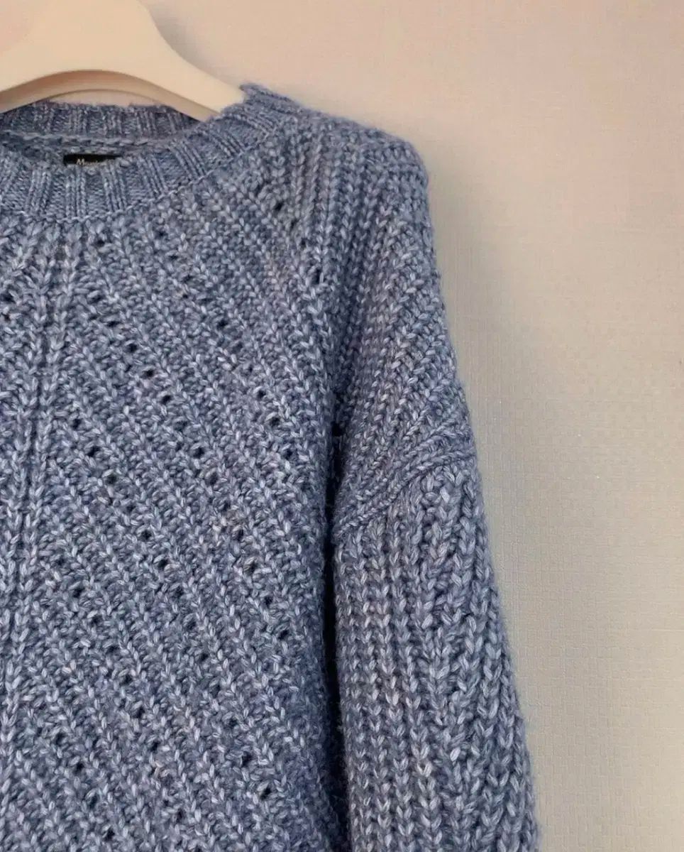 マッシモ ドゥッティ レディース L スカイブルー 厚手 ニット セーター