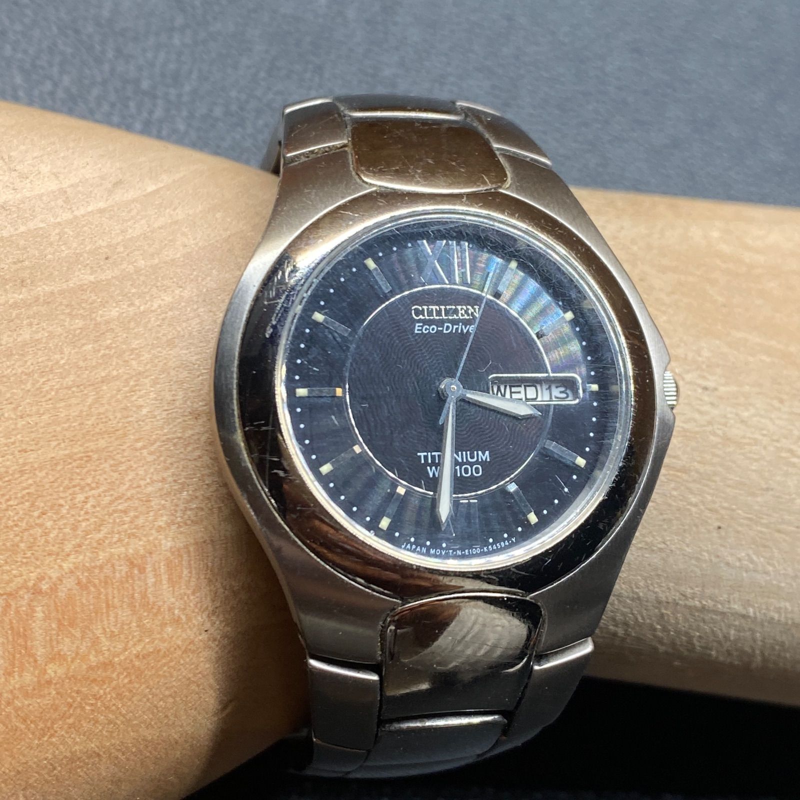 シチズン CITIZEN E 101 K 18434 エコドライブ ecodrive メンズ 腕時計 ビジネス