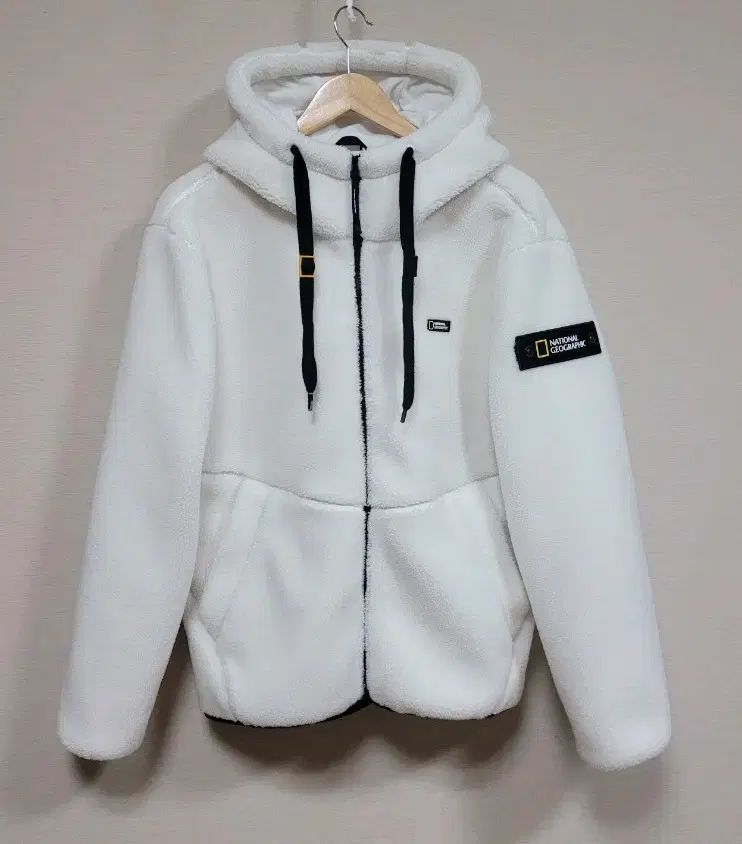 ナショナルジオグラフィック メンズ フリース ボア フルジップアップ