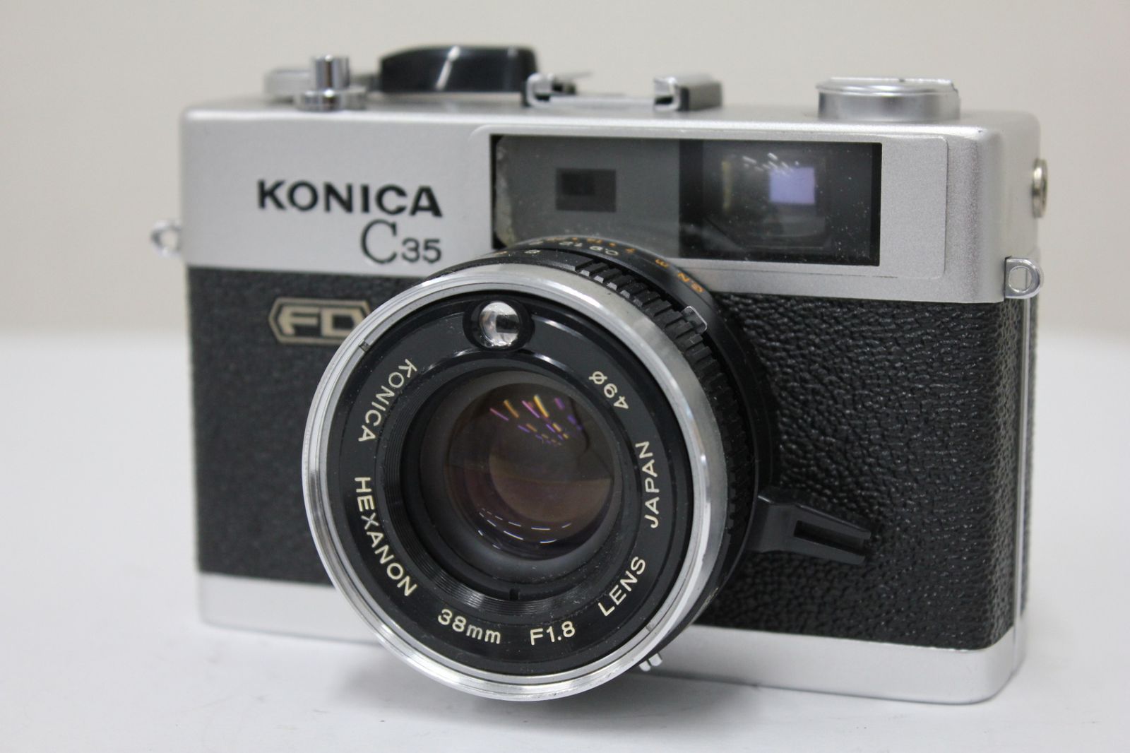 返品保証 コニカ KONICA C35 FD HEXANON 38mm F1.8 コンパクトカメラ e3723