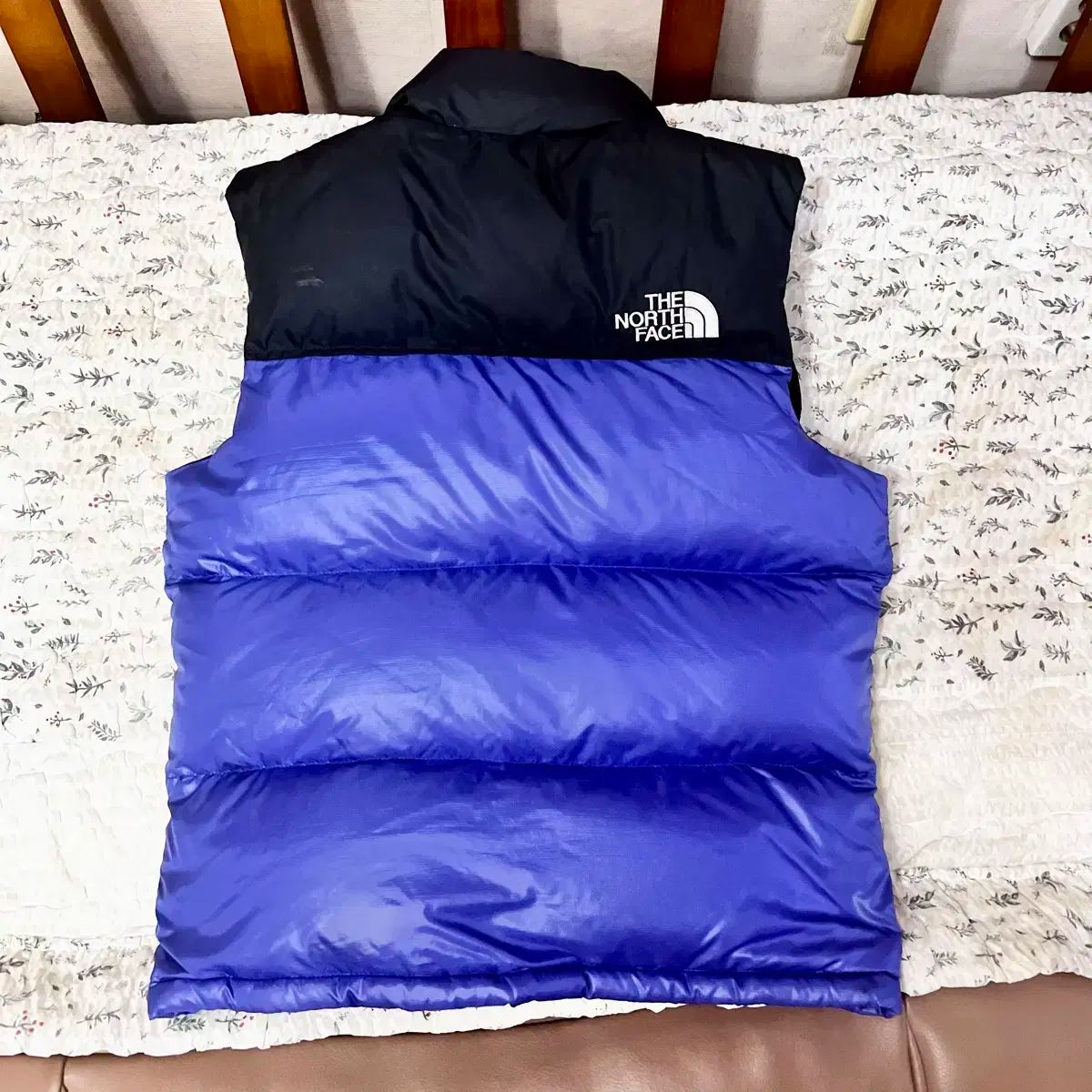 90 THE NORTH FACE ザノースフェイス ダウン ベスト ベスト PURPLE パープル ブルー
