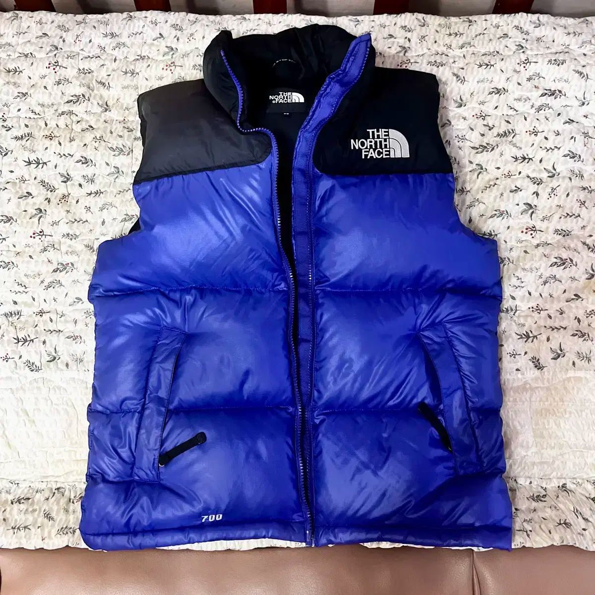 90 THE NORTH FACE ザノースフェイス ダウン ベスト ベスト PURPLE パープル ブルー