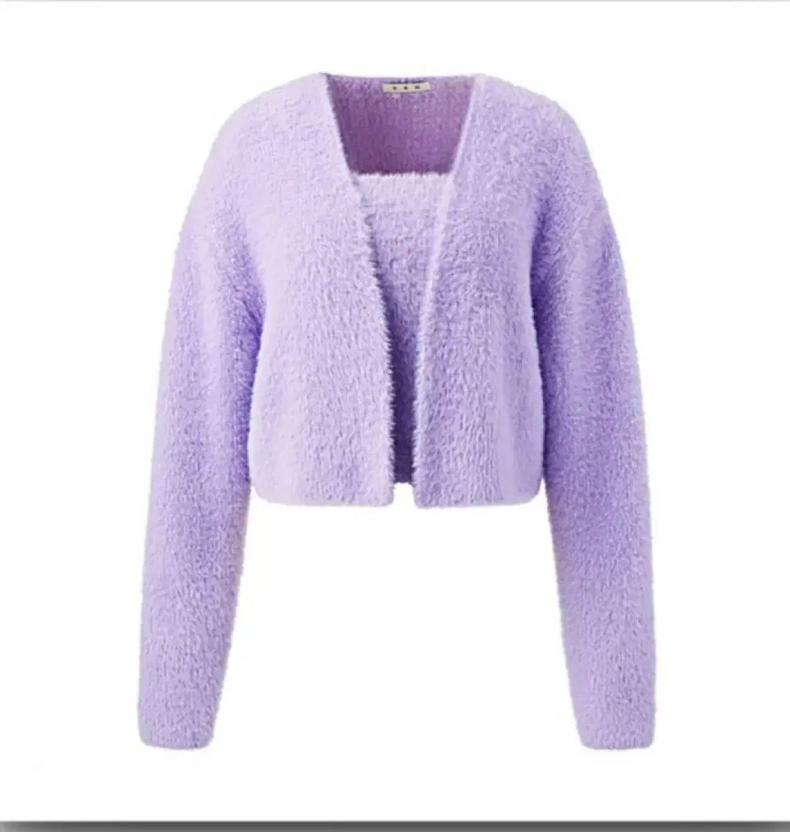 アンゴラニット カーディガンset