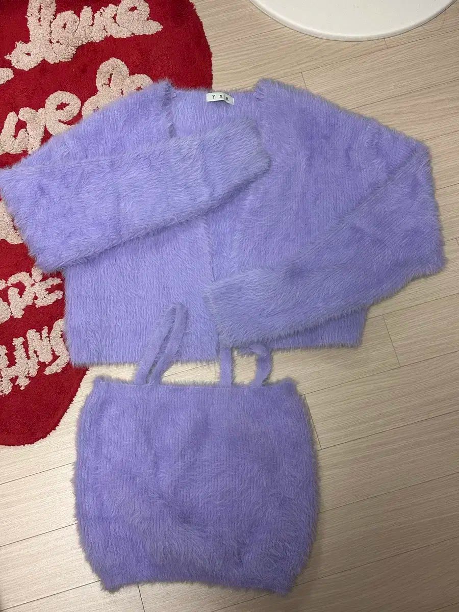 ユアネームヒア アンゴラニット カーディガンset GINKGOPHARMACY_COM