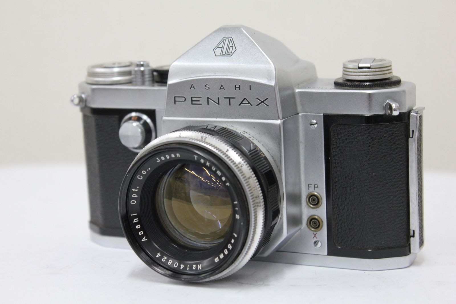 返品保証 ペンタックス Pentax AP Takumar 58mm F2 プリセット絞り ボディ レンズセット e3732