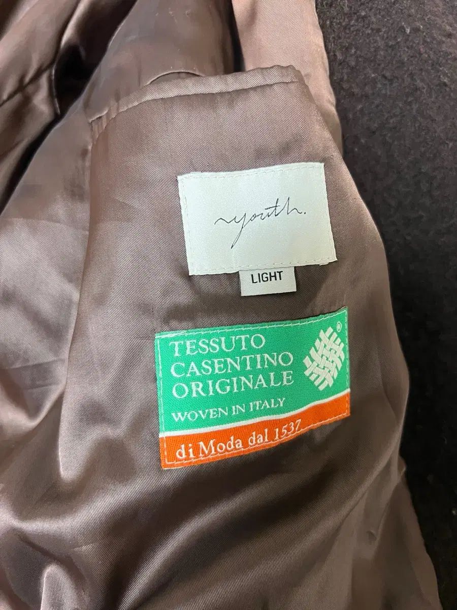 ユース youth カセンティーノ コート ブラウン Lサイズ