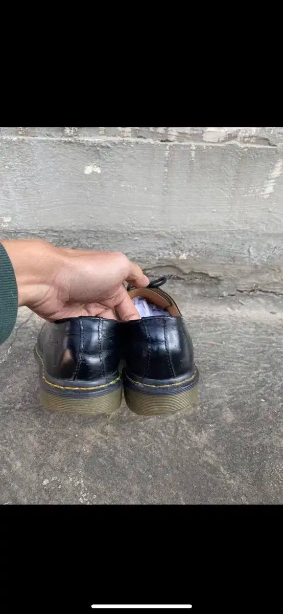  DR MARTENS スムース uk 7 260 265 ローファー ブーツ 革靴