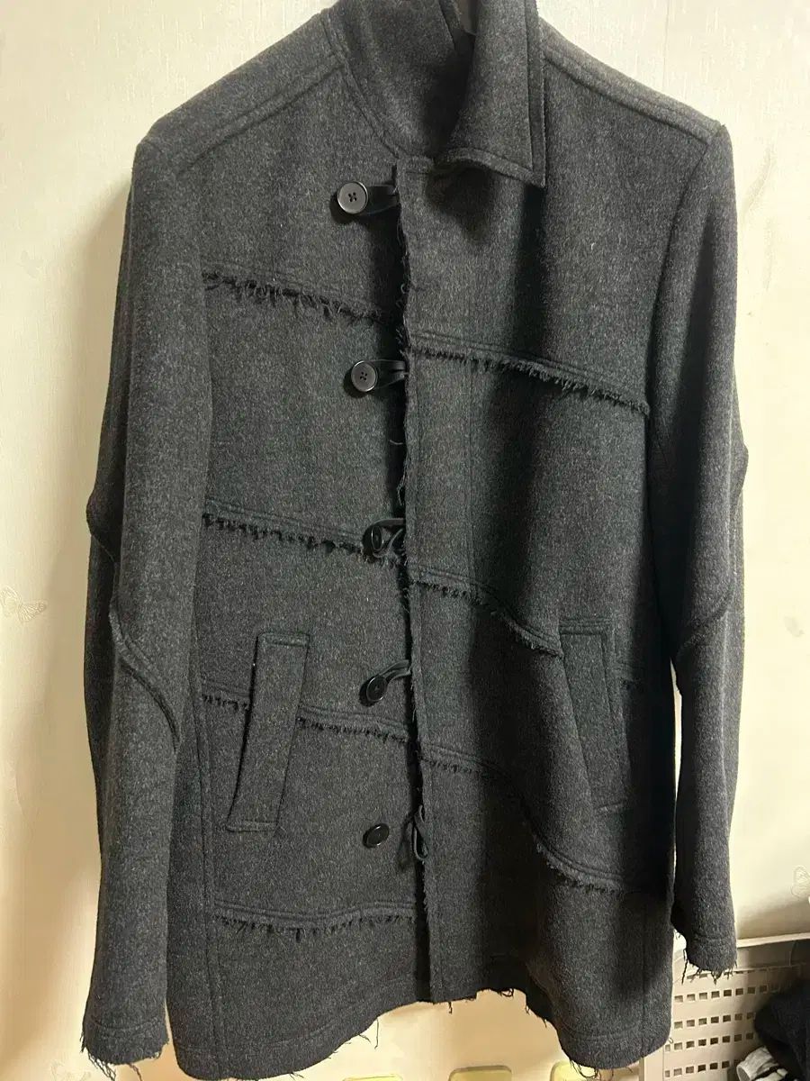 jabberwocky O13CB-Diagonal Coat Grey