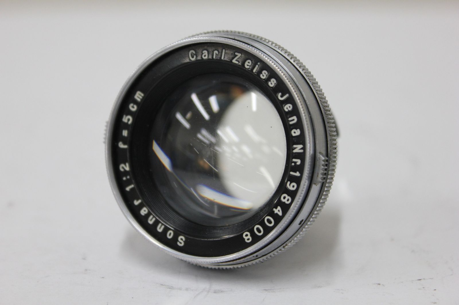 返品保証 カールツァイス Carl Zeiss Sonnar 5cm F2 沈胴 レンズ e3737