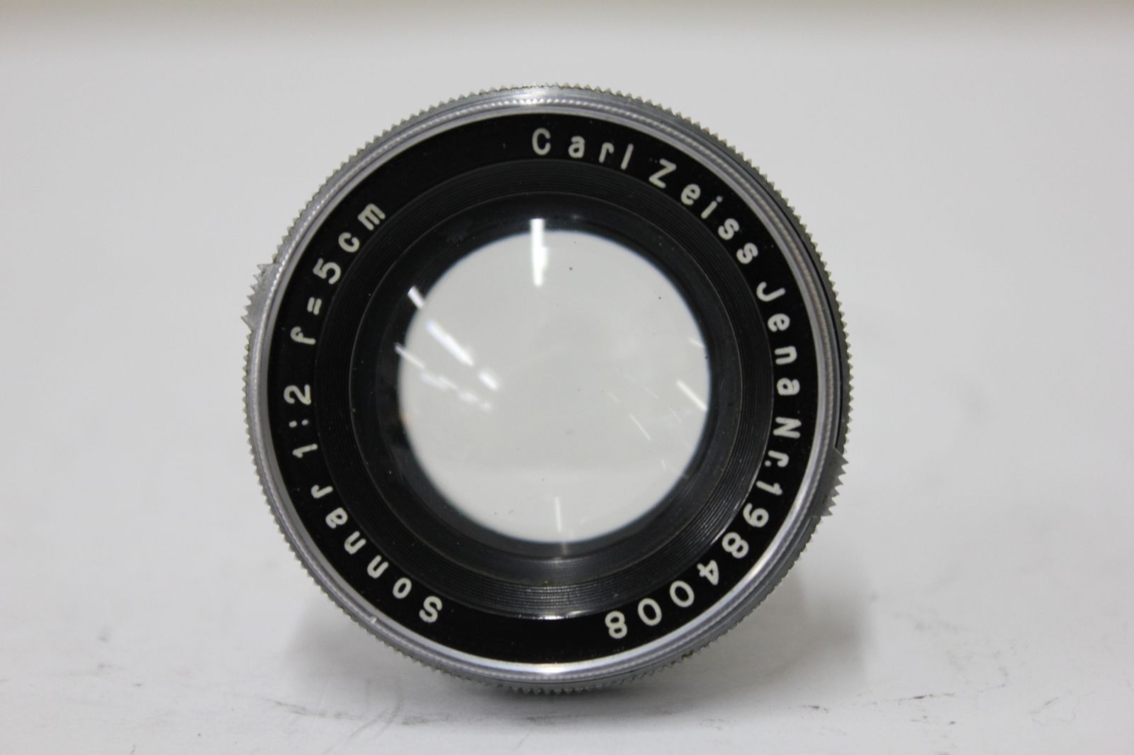 返品保証 カールツァイス Carl Zeiss Sonnar 5cm F2 沈胴 レンズ e3737