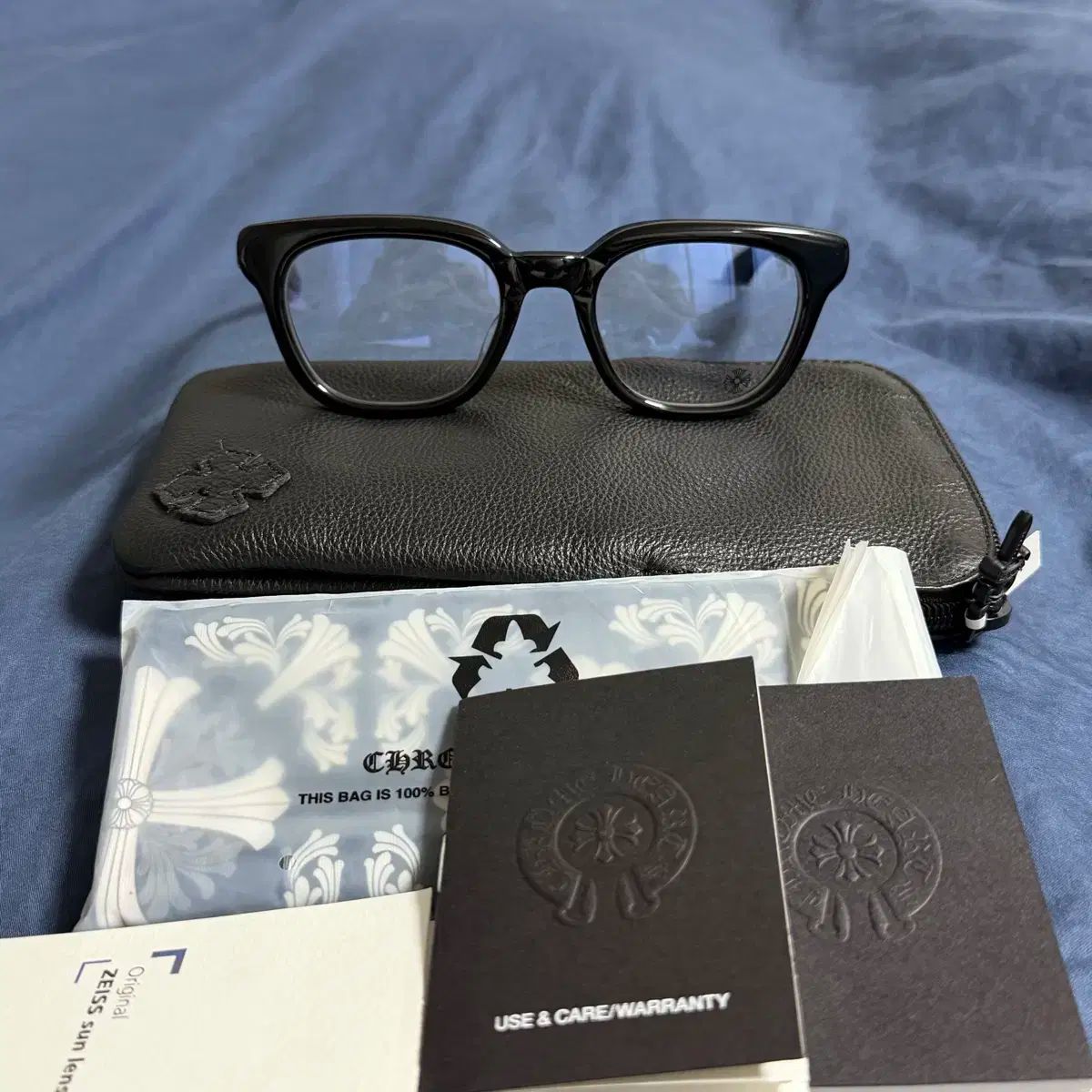  OS 25 FW CHROME HEARTS クロムハーツ WELL HELL YEAH メガネ ブラック シルバー サングラス 小物