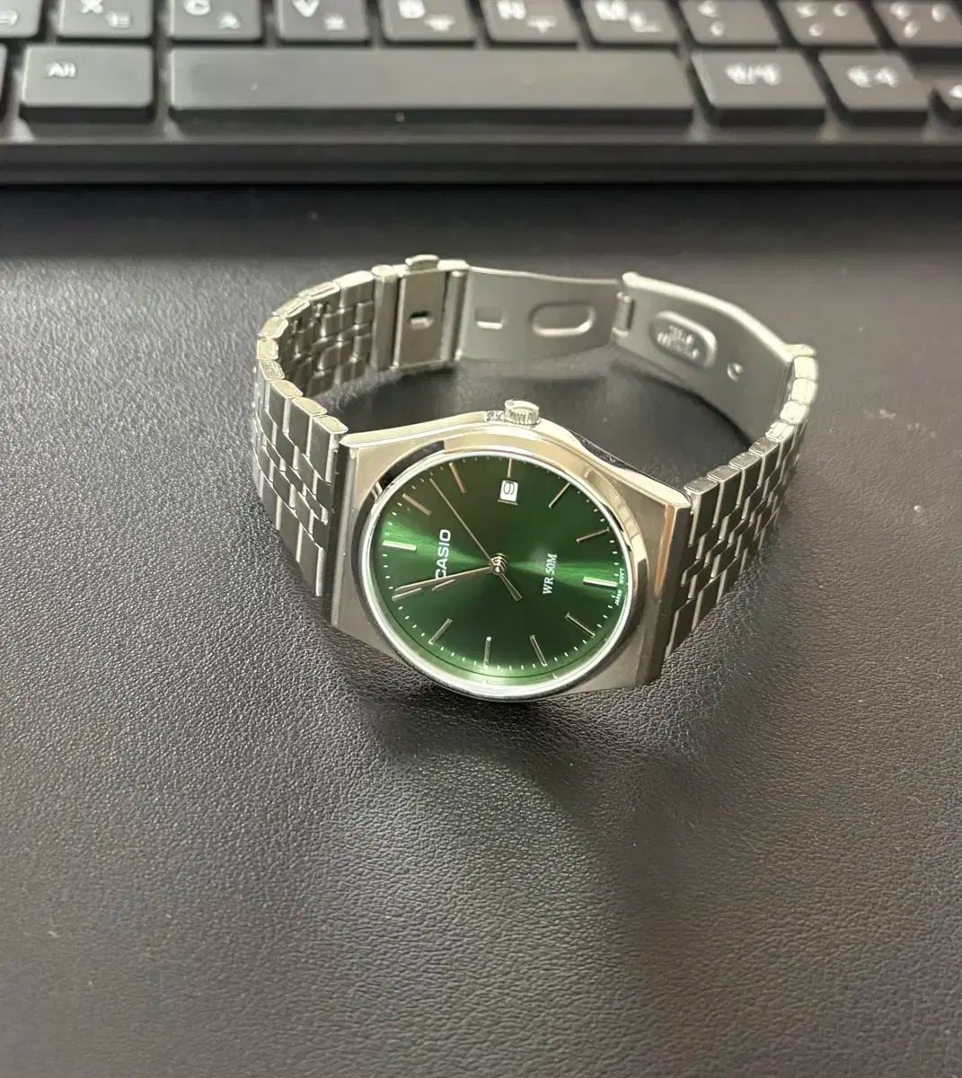 CASIO MTP B145D ターコイズグリーン み