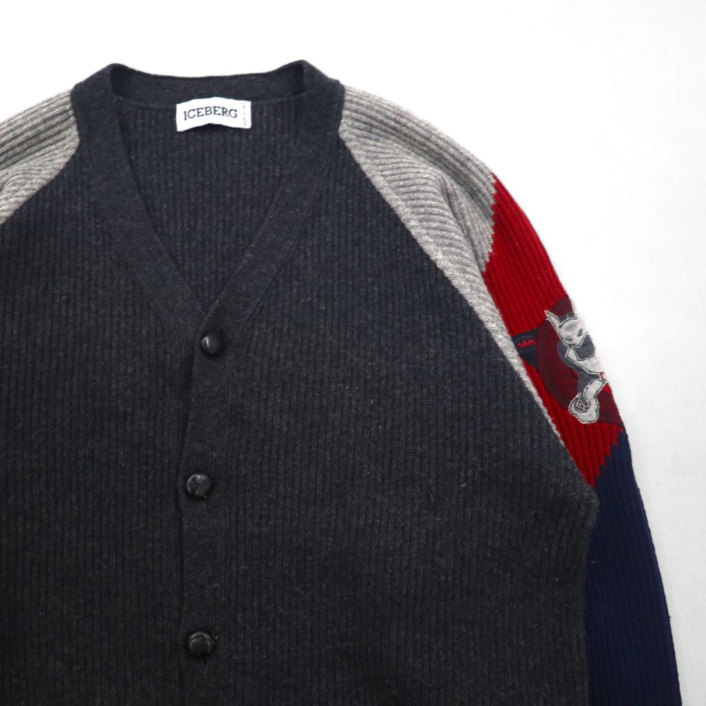 イタリア製 VTG 90s ICEBERG シルベスター カーディガン イタリア製 VTG 90s ICEBERG シルベスター カーディガン - メルカリ