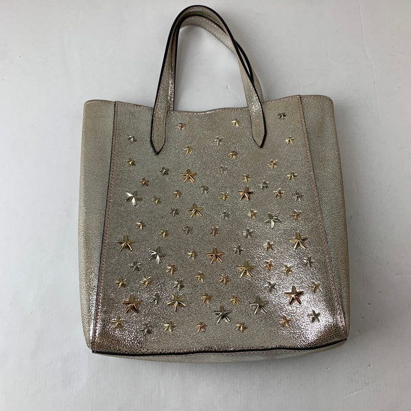 中古品】 JIMMY CHOO マルチ スター スタッズ トートバッグ カバン