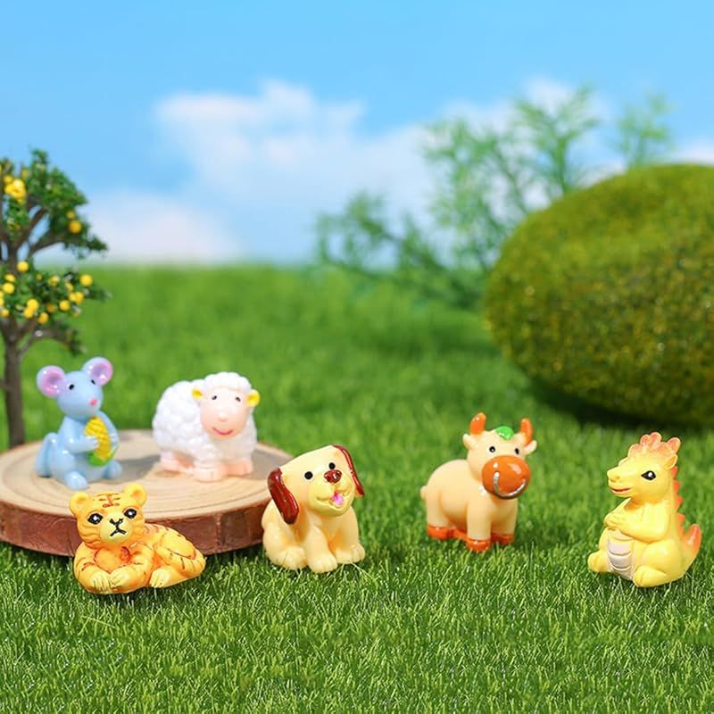 新品】 DeryArcle 干支 置物 12個 十二支セット かわいい ミニチュア