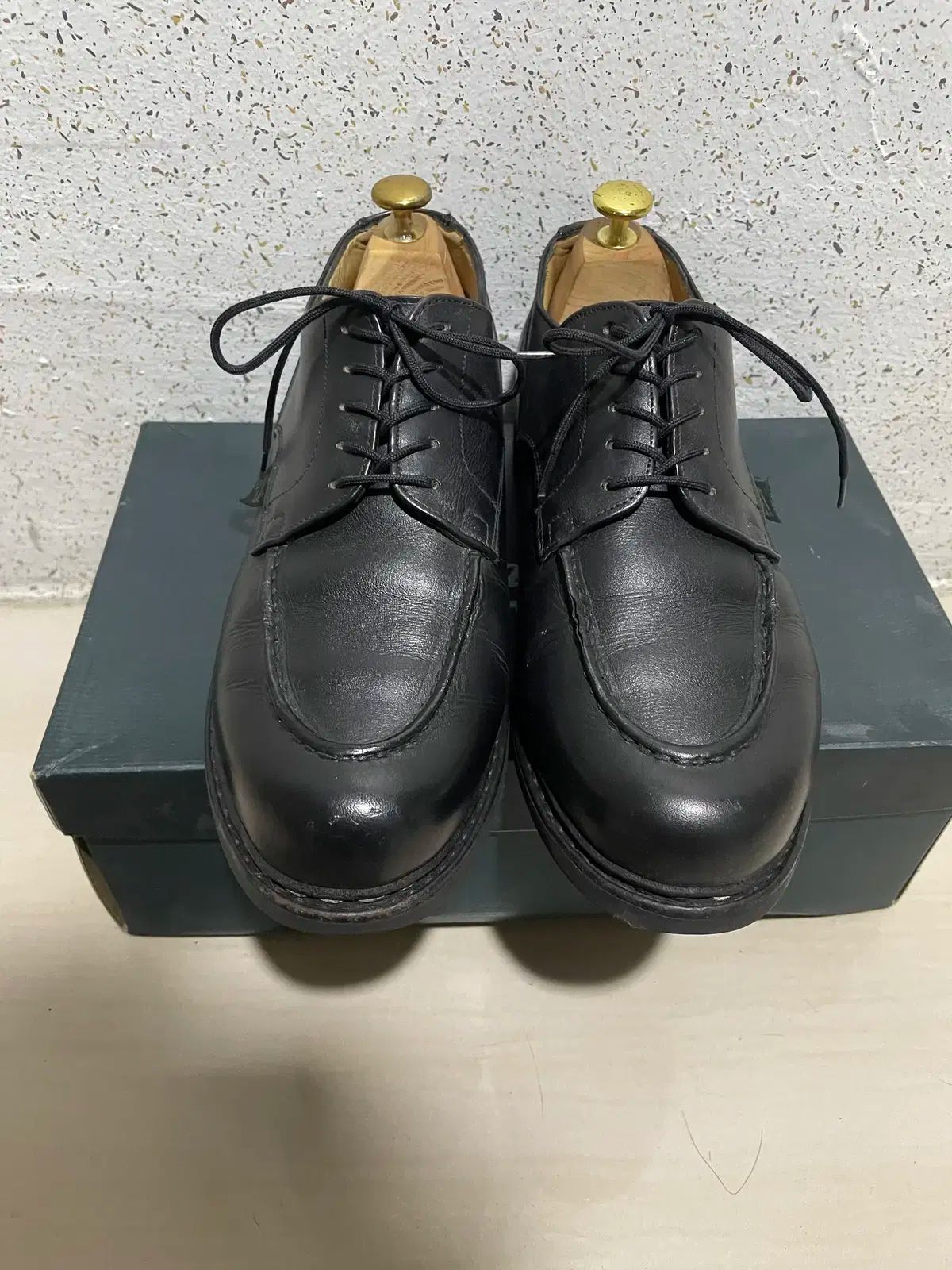 パラブーツ シャンボード ブラック 7.5