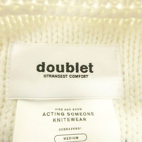 ダブレット doublet 20SS ACTING SOMEONE KNITEWEAR フェイス ニット