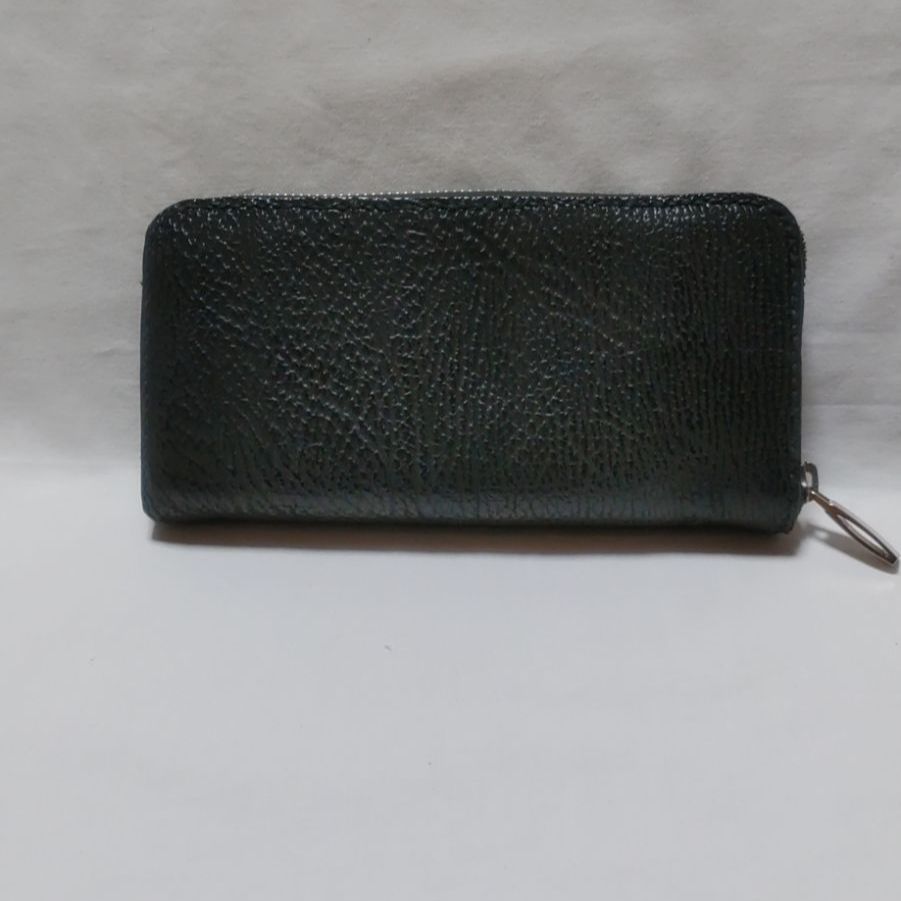 シャークスキン ラウンドタイプ ロングウォレット