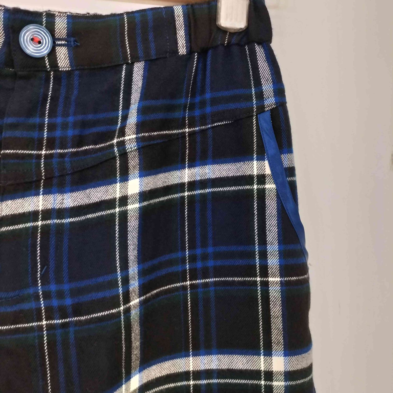  アルベロベロ OLLEBOREBLA オレボレブラ ぶたさん おはな 刺繍 マドラスチェック キュロットパンツ レディース 表記無 その他 パンツ