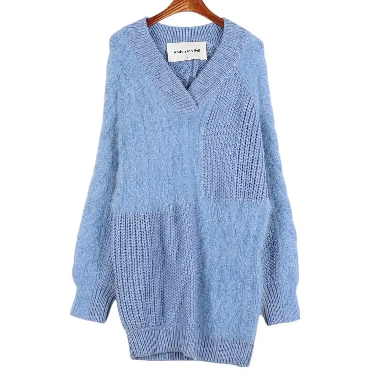 アンダースンベル アンゴラ ニットワンピース S