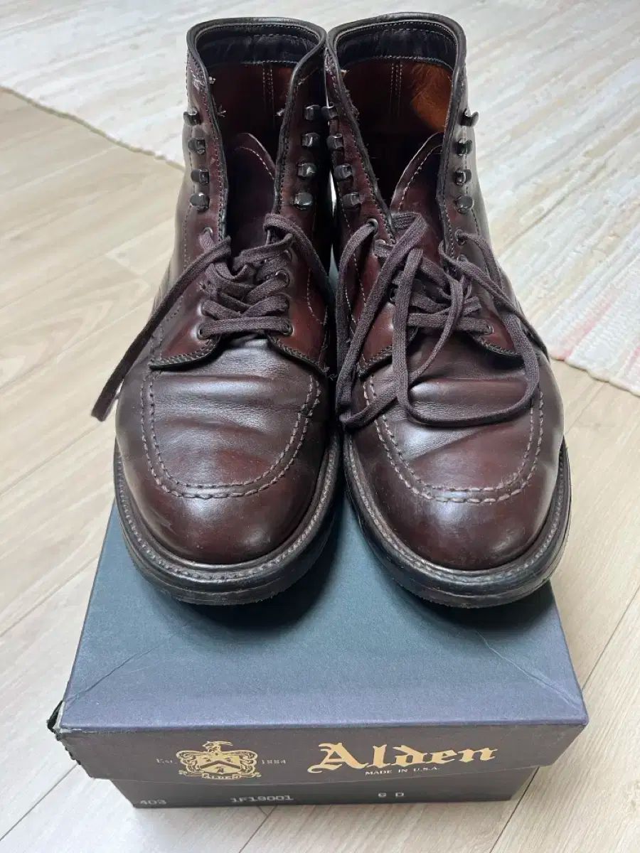 オールデン 403 インディ ブーツ ブラウン 6D