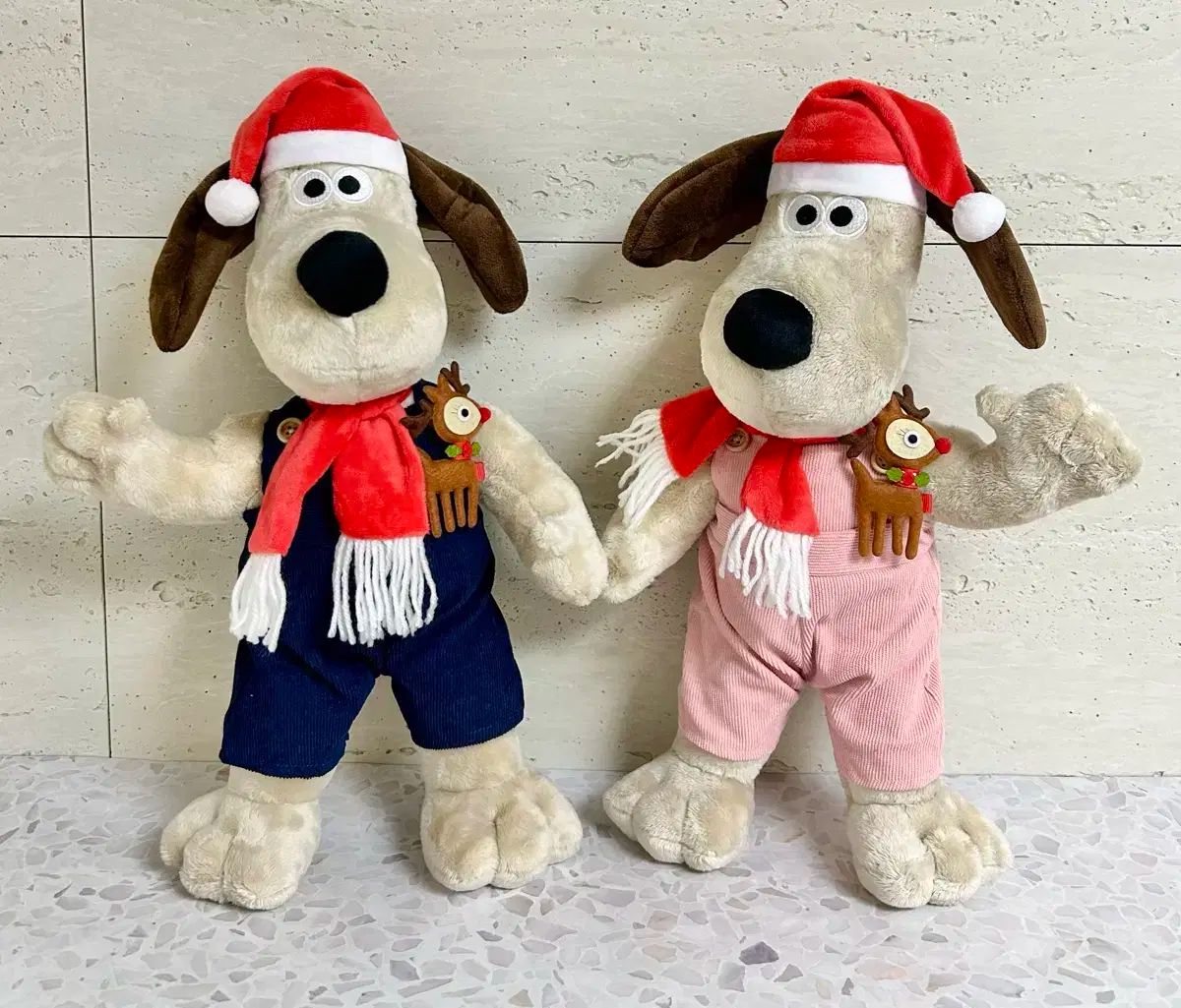 クリスマス グルミット ぬいぐるみ 大型 サイズ 犬 ぬいぐるみ フール コーディネートセット