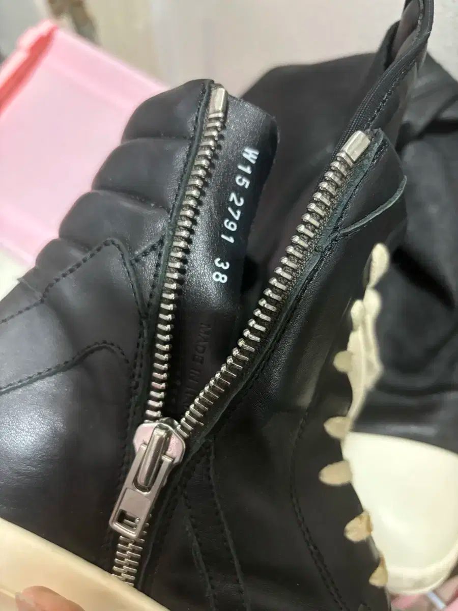  リックオウエンス ジオバスケット ブラック 38 その他 ブーツ