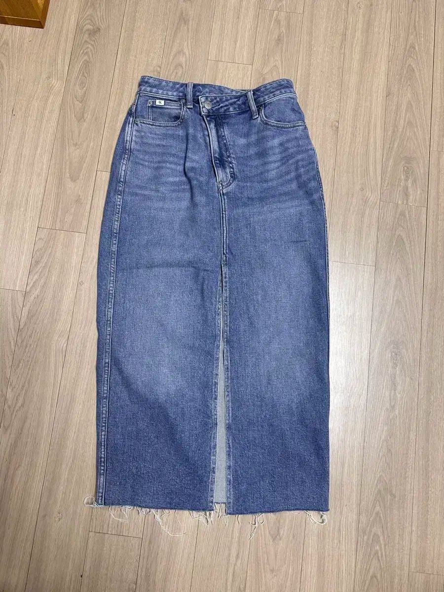 カルバン クライン デニム ロング スカート W25