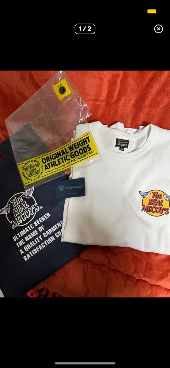 The Real McCoy s ロングスリーブ 白