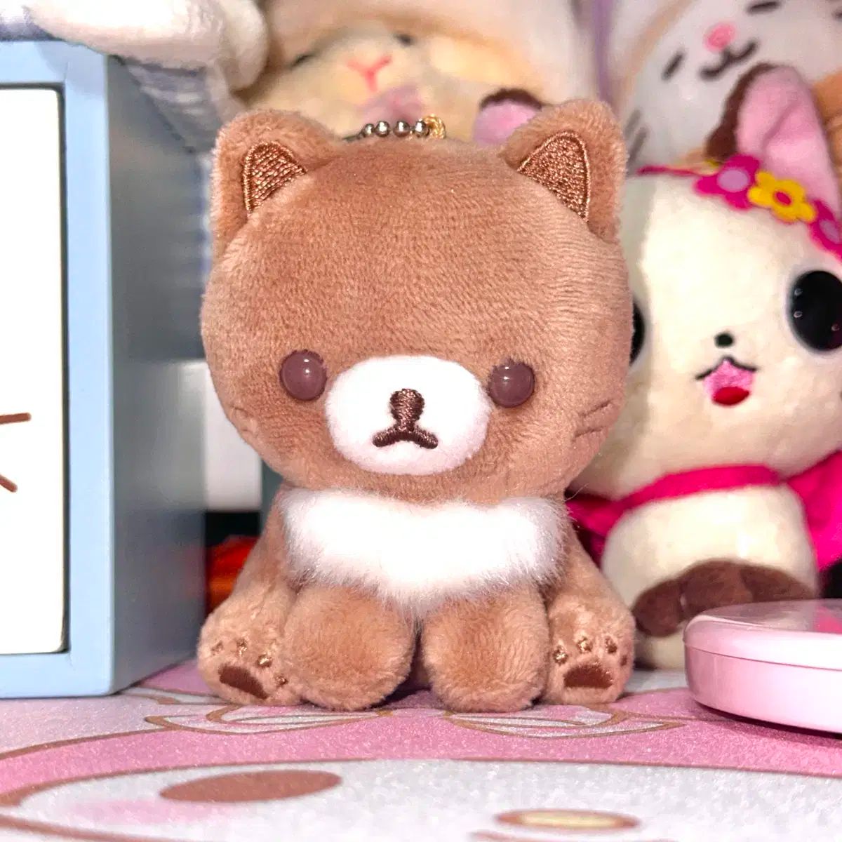 超 リラックマ San X ココアキャット マスコット キーホルダー ぬいぐるみ