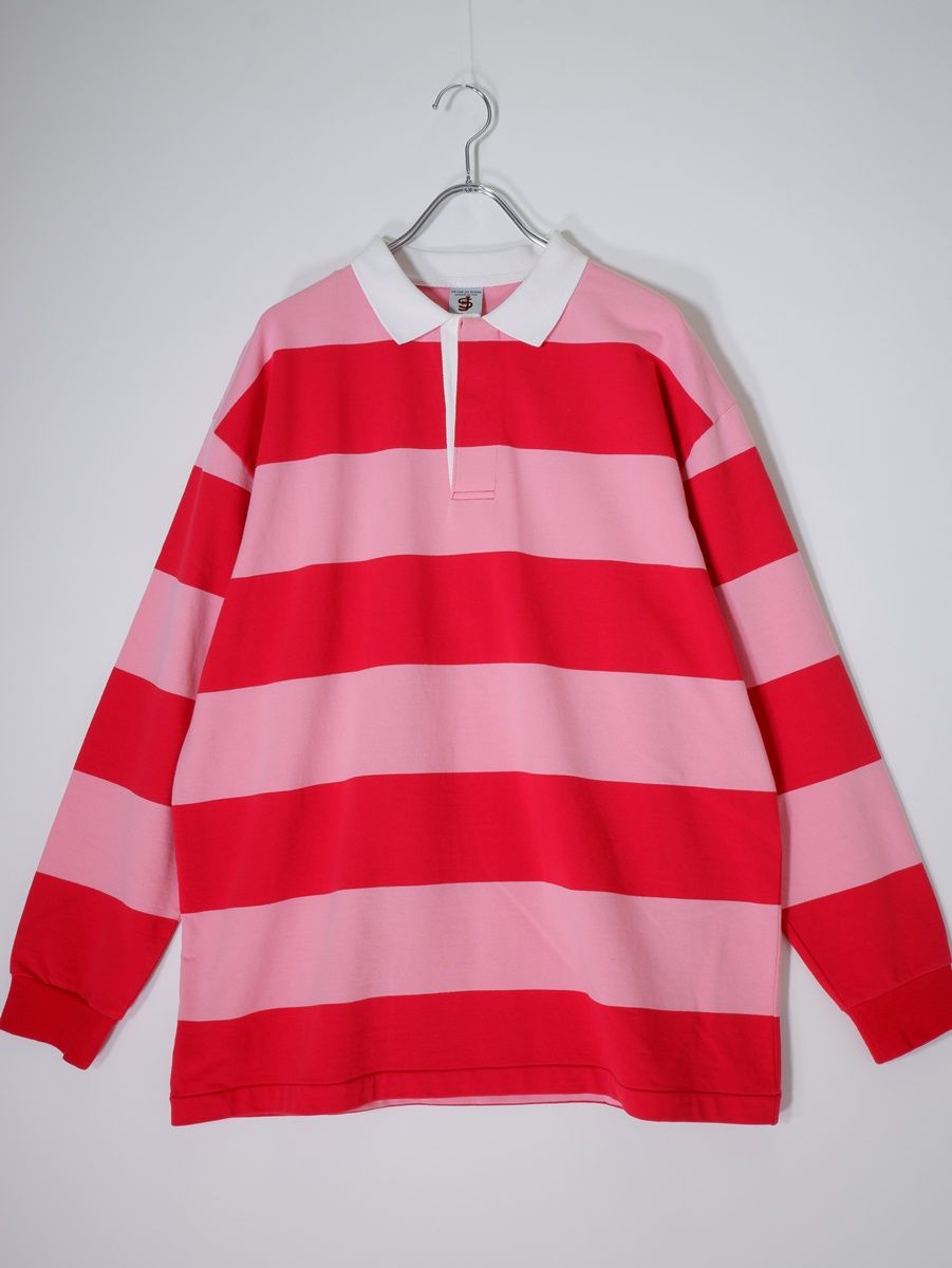 JACKSON MATISSEジャクソンマティス 2025AW RUGBY Shirtボーダーラガーシャツ L MTSA79946