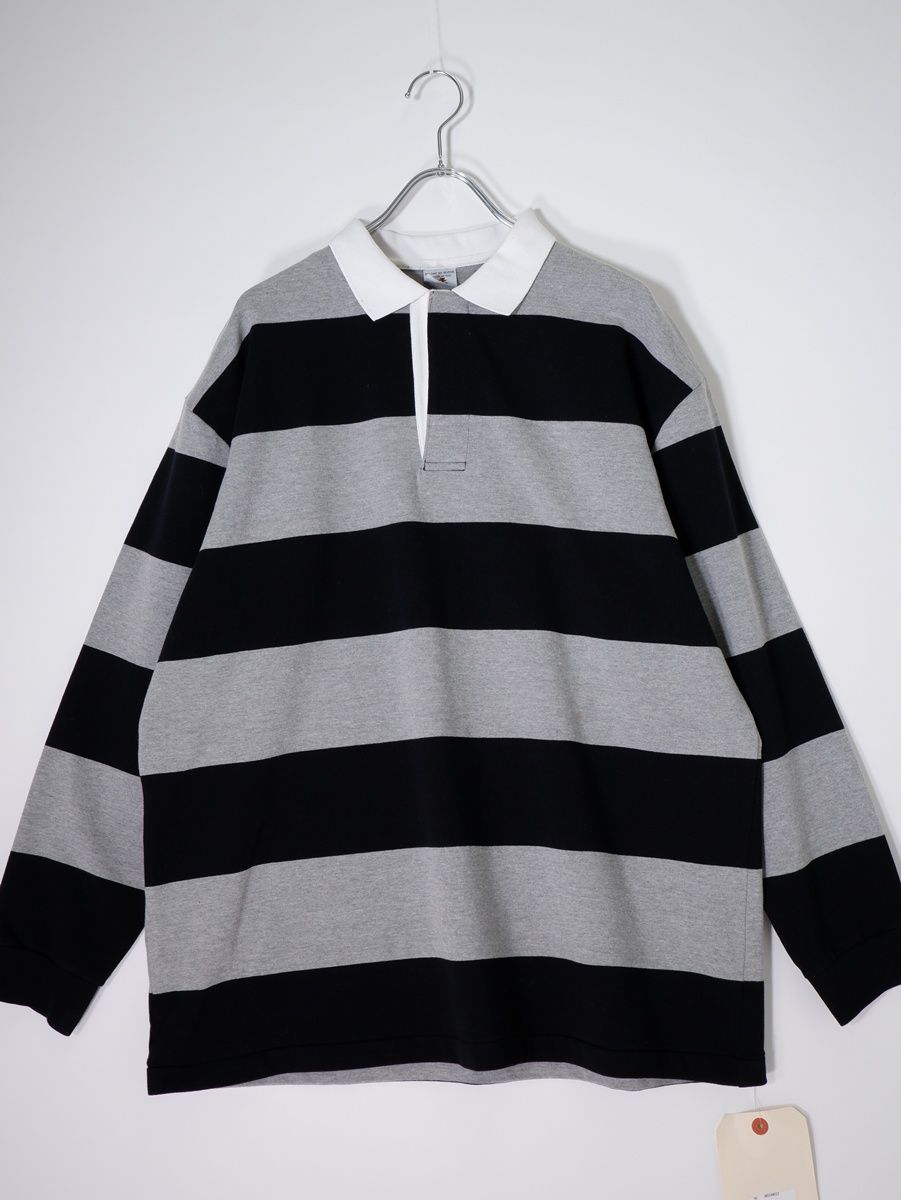 JACKSON MATISSEジャクソンマティス 2025AW RUGBY Shirtボーダーラガーシャツ L MTSA79948