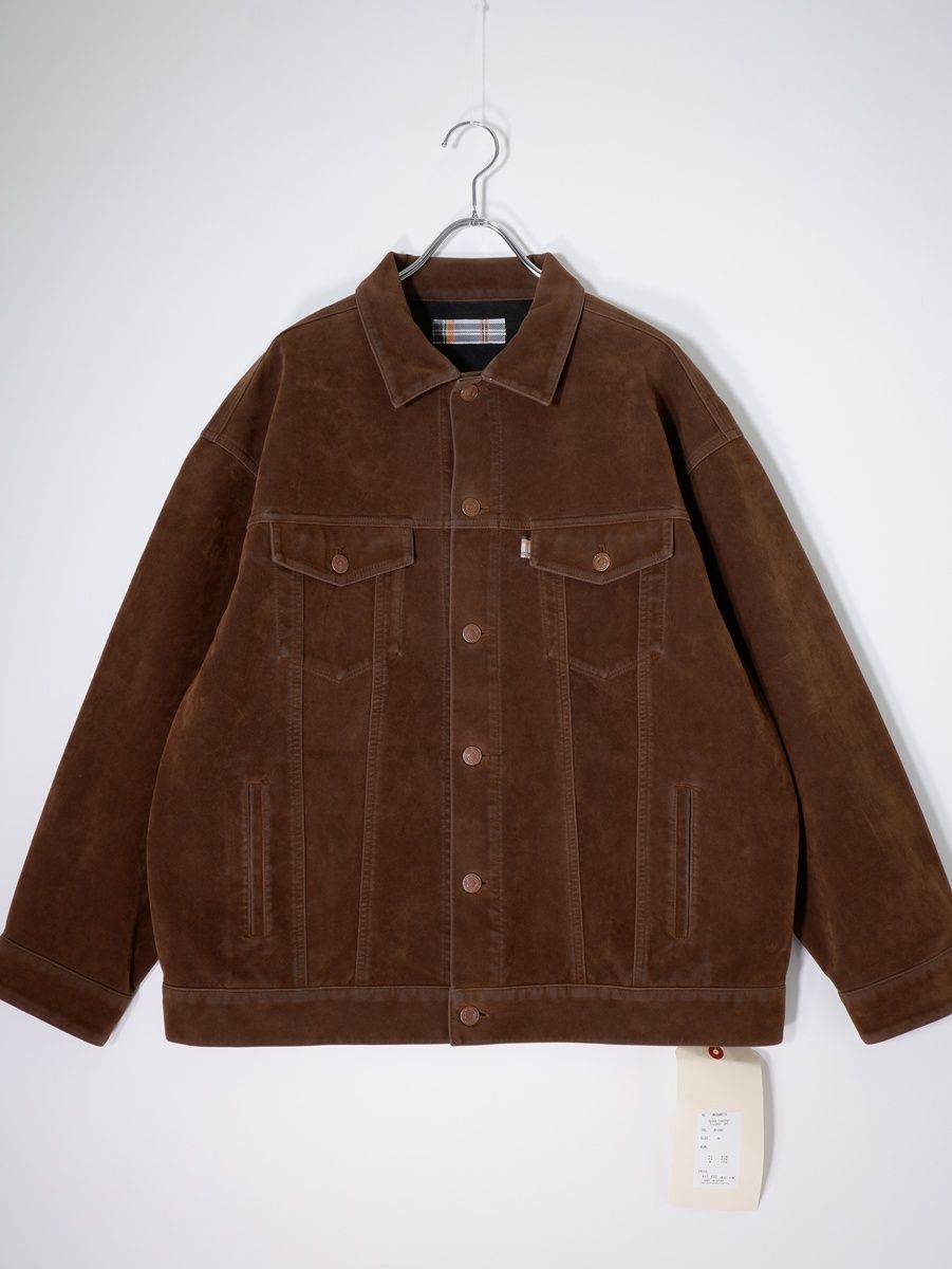 JACKSON MATISSEジャクソンマティス 2025AW Suede Leather Trucker JKTフェイク スエードレザートラッカージャケット新品【M】【MJKA79985】