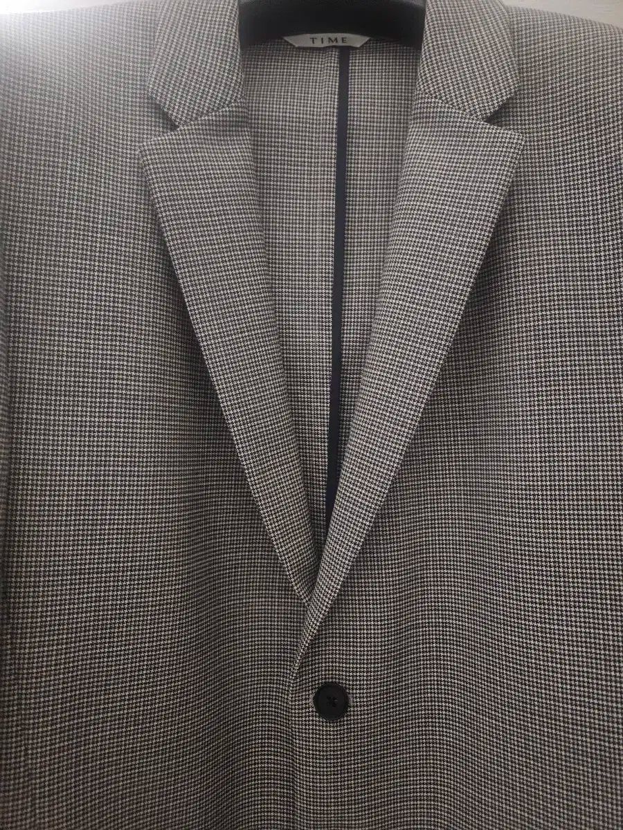 TIME HOMME 21ss ハウンドトゥース ブレーザー パータンジャケット 105