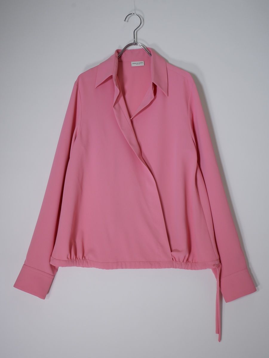 DRIES VAN NOTENドリスヴァンノッテン 2025AW カシュクール風プルオーバーブラウス 36 LSHA79766