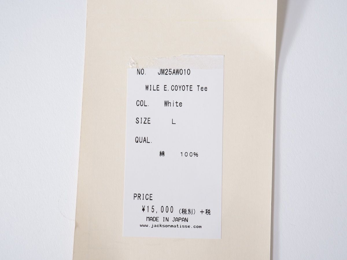 JACKSON MATISSEジャクソンマティス 2025AW WILEE COYOTEワイリー